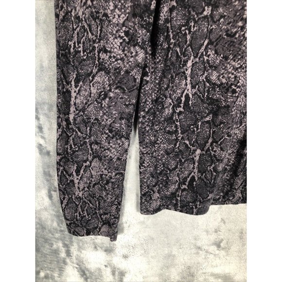 Rails EMILIA Snake Skin Print Woman’s Long Sleeve Top Charcoal Gray Sz XS - Picture 8 of 16